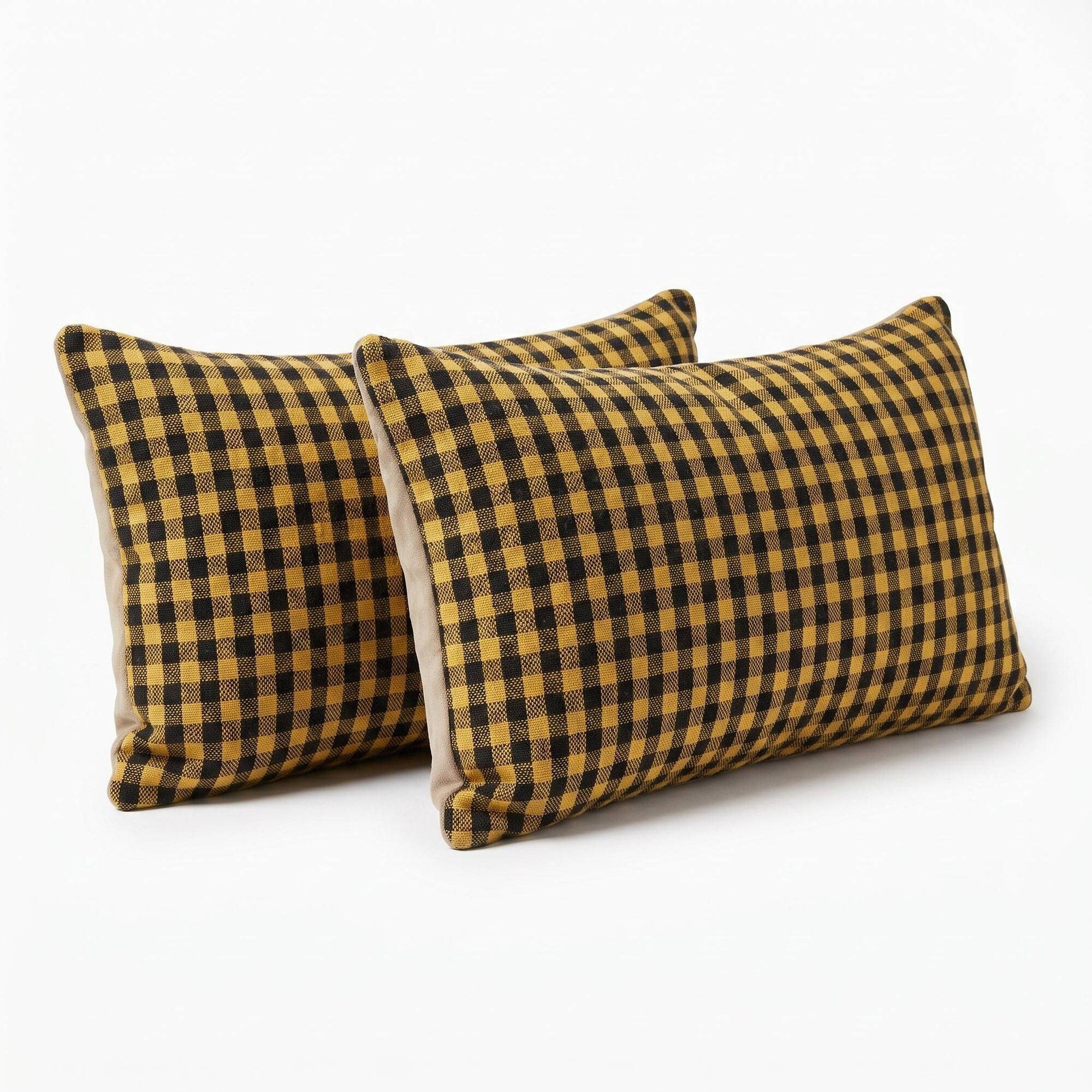 Set of 2 vintage kilim cushion covers 41x61 cm