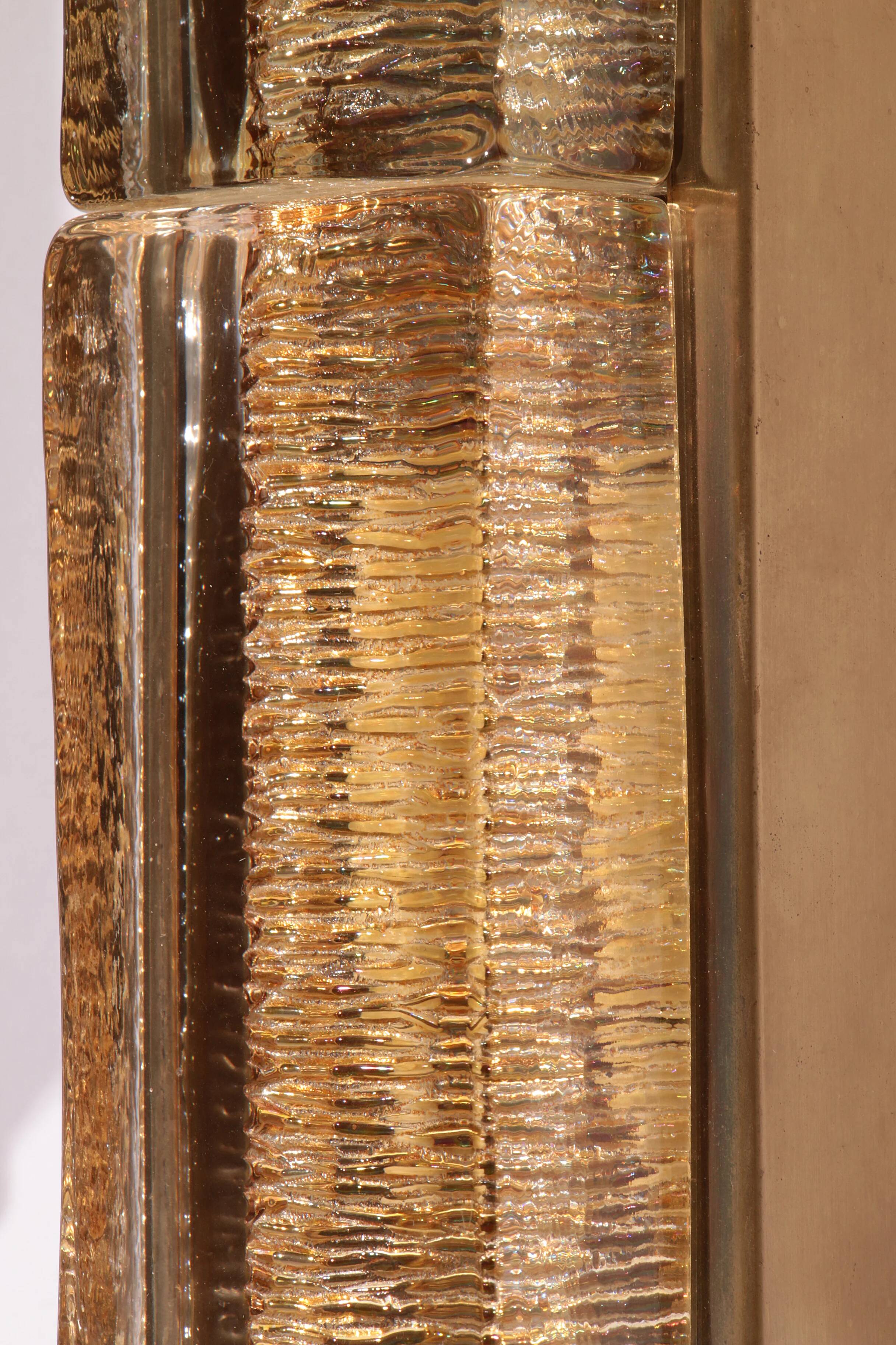 Atlantic double wall lamp by Vitrika, 1970s Danish design