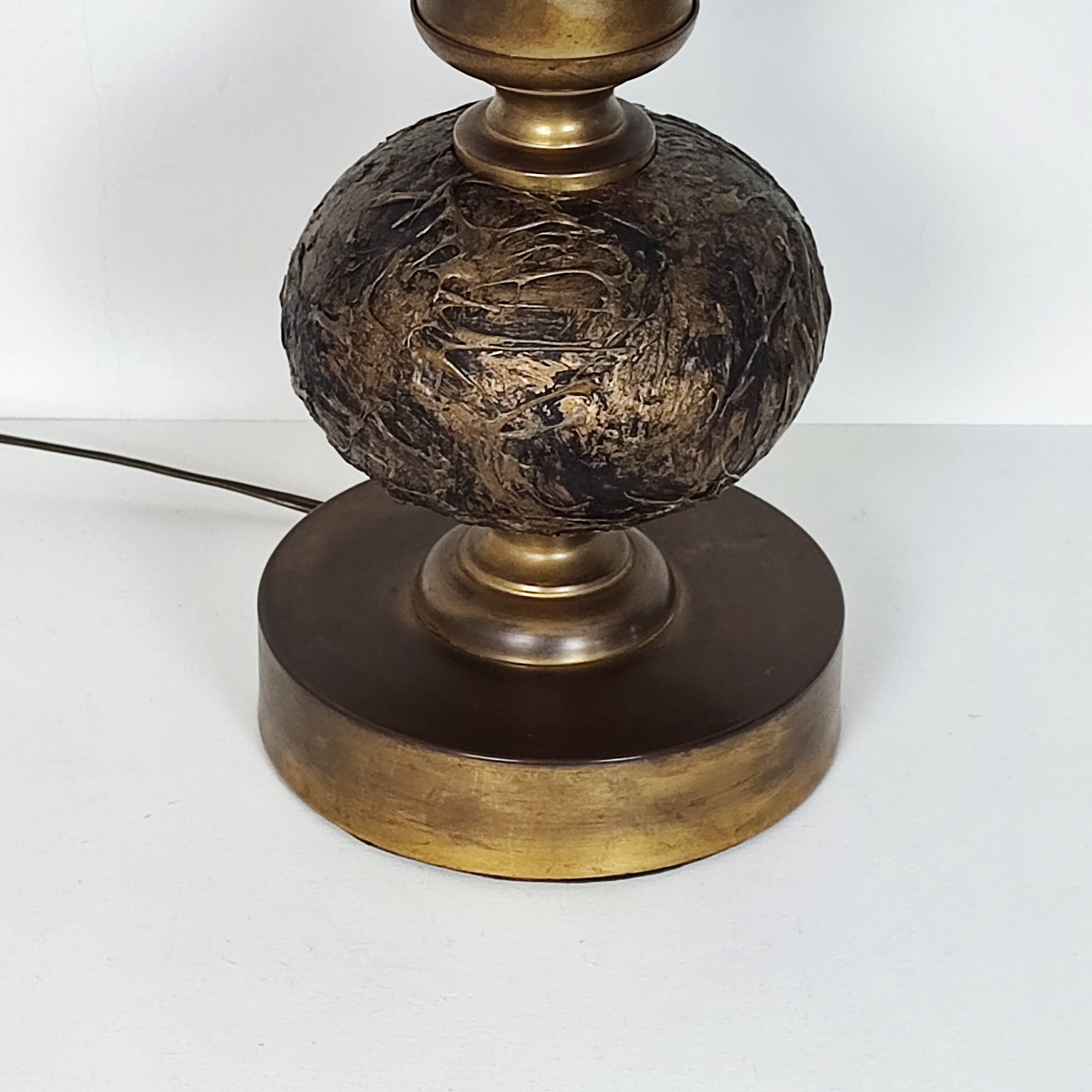 Vintage bronze lamp base