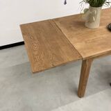 Oak farmhouse table 120cm + 200cm extensions