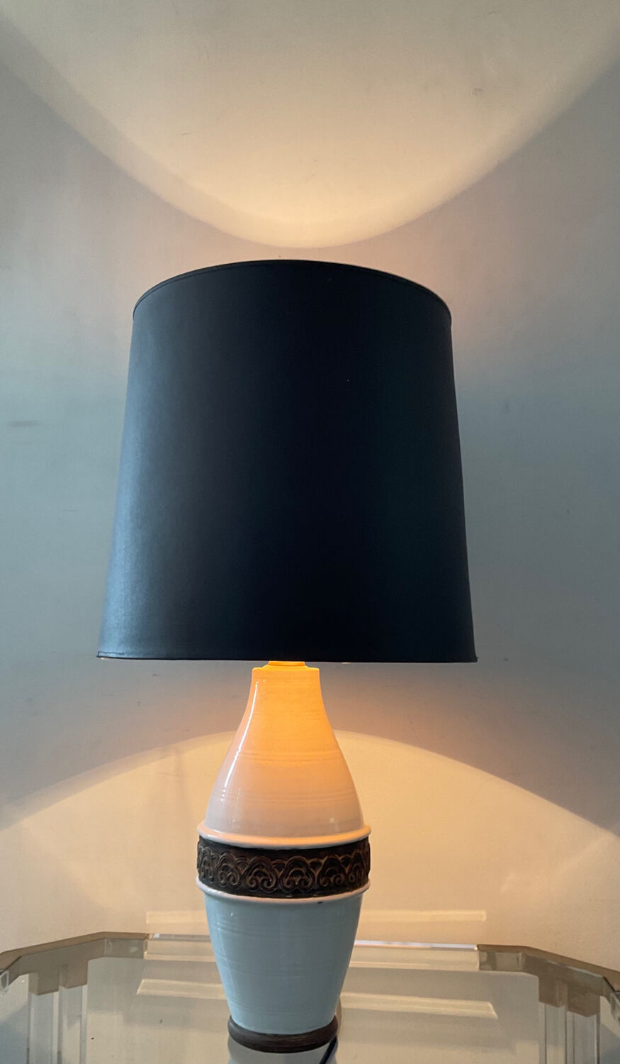 Vintage Italian ceramic lamp