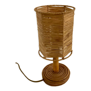 lampe en rotin