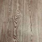 Art Deco dining table with raw wood top