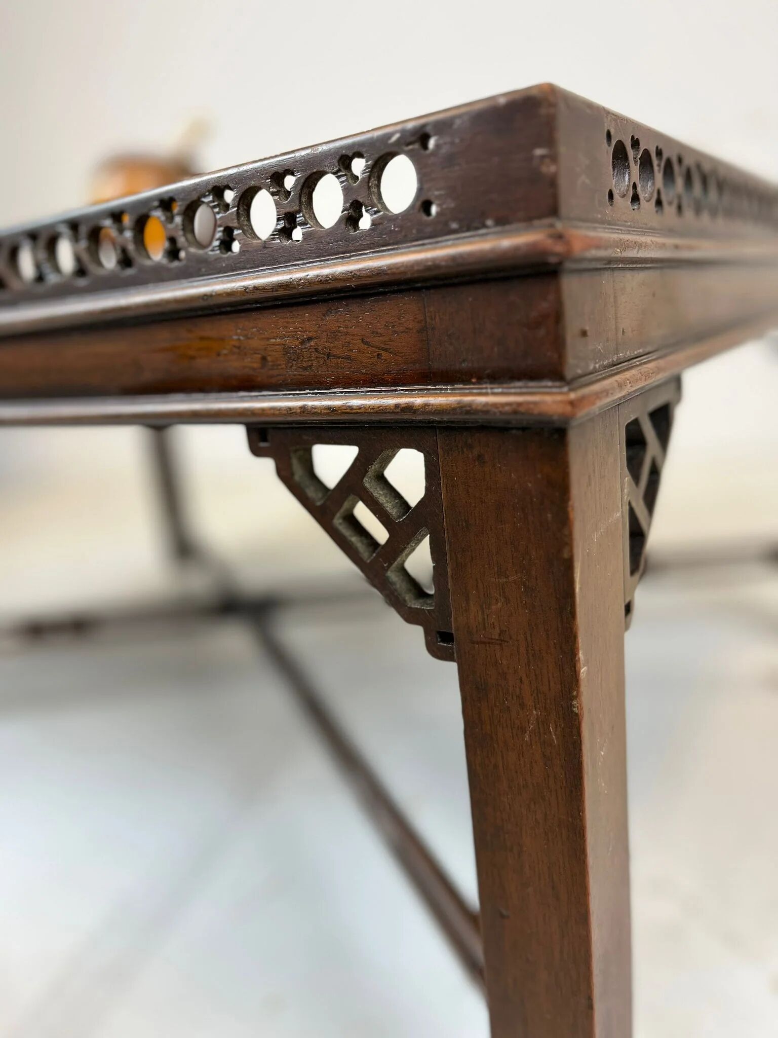 Mahogany Chinese cocktail table