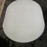 Oval formica coffee table, 70s