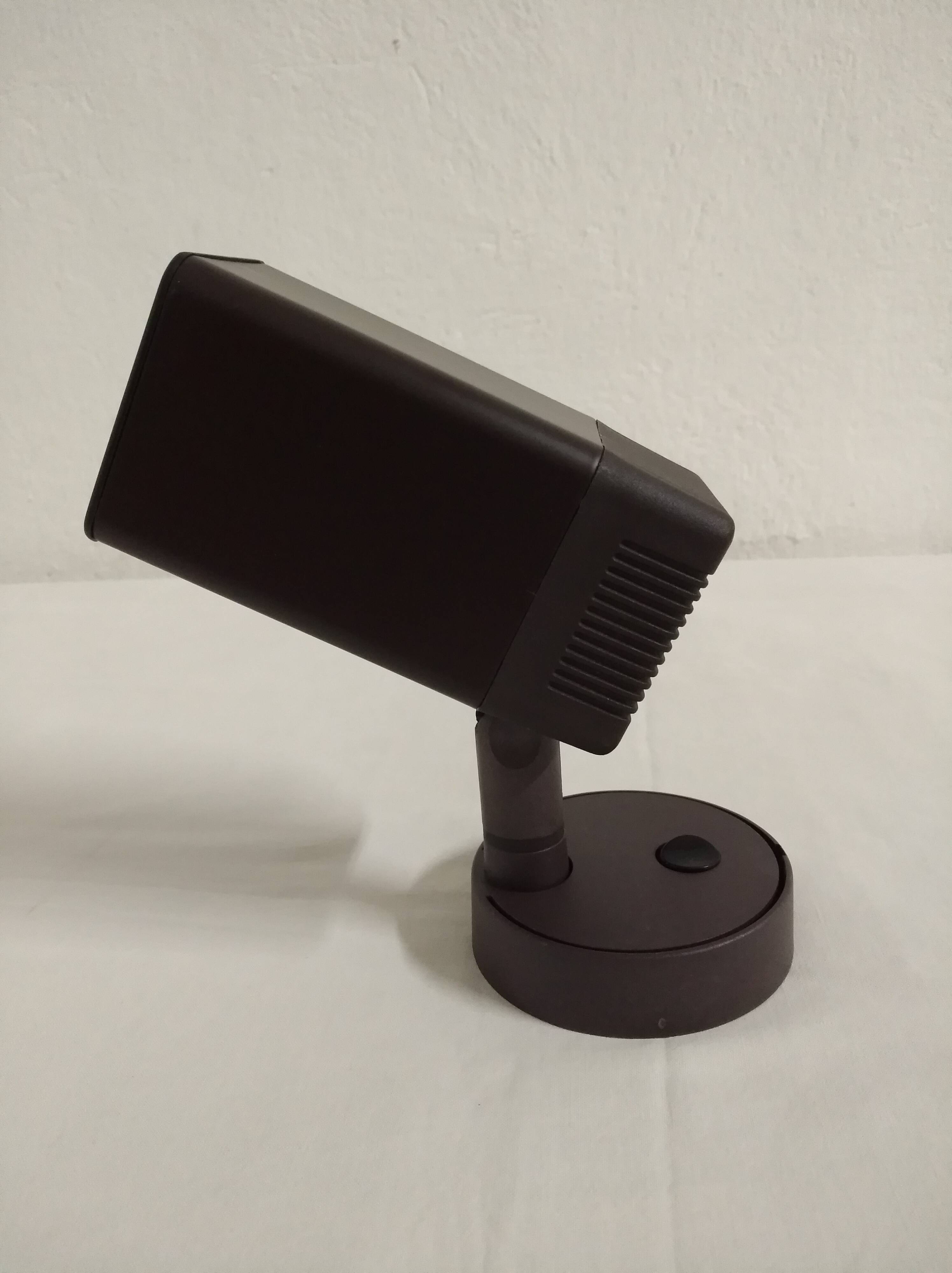 Quadro Mini spot light in aluminium by Luminance, Netherlands, circa 1980.