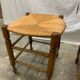 Pair of Antique Straw Stools