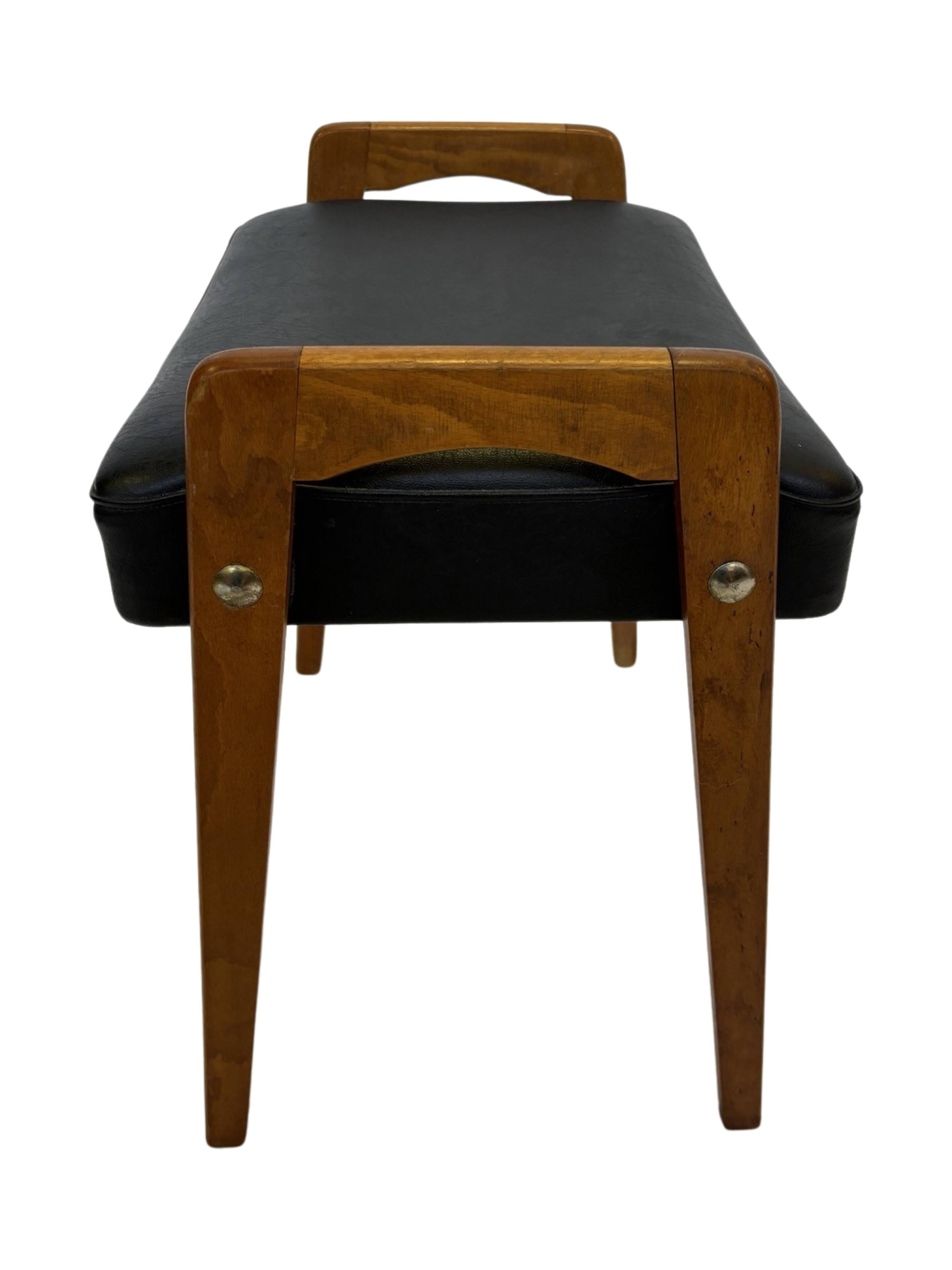 Vintage Footstool Ottoman Danish Design 1960s