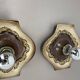 Set of Two POP ART Ceramic Fat Lava Wall Lights by ARO Lights Germany 1970s