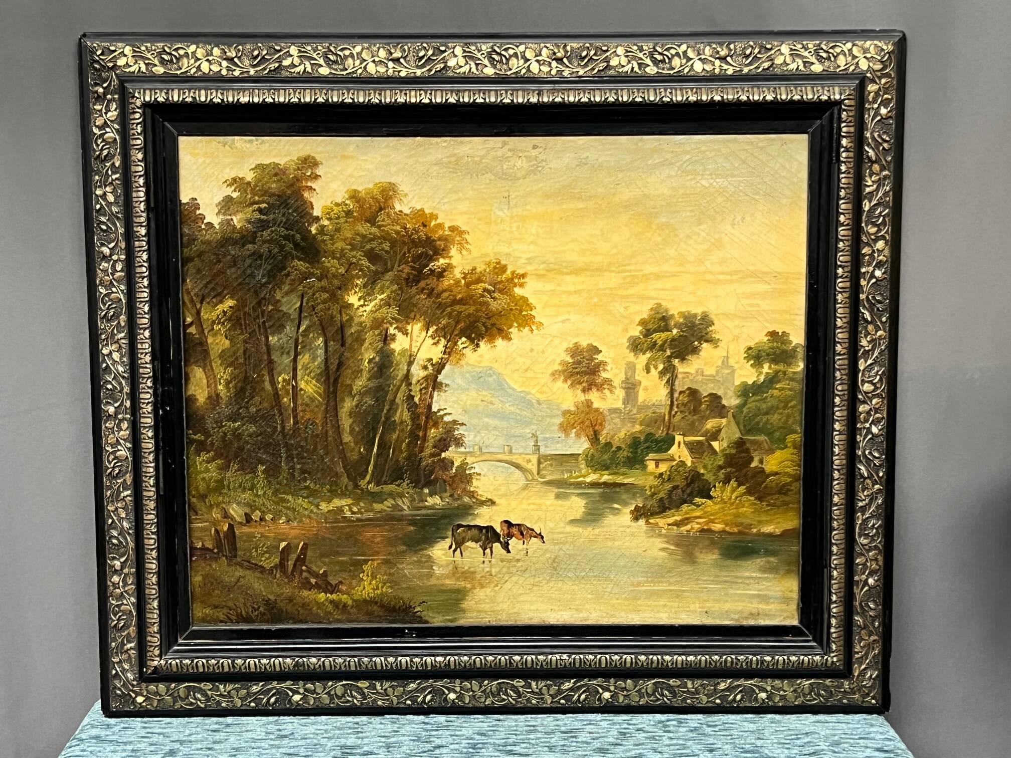 Ancient Italian landscape.