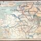 Old school map Vidal Lablache 6, Mézières, T36, 1910 France Canals