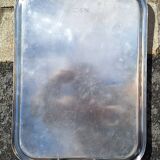 Silver-plated metal tray, US Navy