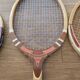 Série de 3 raquettes de tennis années 60