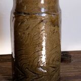 Vase enamelled unique piece signed