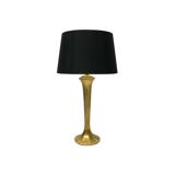 Brass Art Nouveau Style Table Lamp 1970s Glamour Chic Jugendstil Light