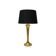 Brass Art Nouveau Style Table Lamp 1970s Glamour Chic Jugendstil Light