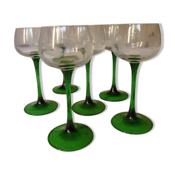 Set of 6 Alsace white wine glasses, new in their original box
