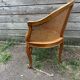 Louis XVI Style Caned Office Chair