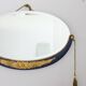 Art deco carved wooden mirror