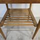 70s Hardwood Coffee Table with Slatted Shelf