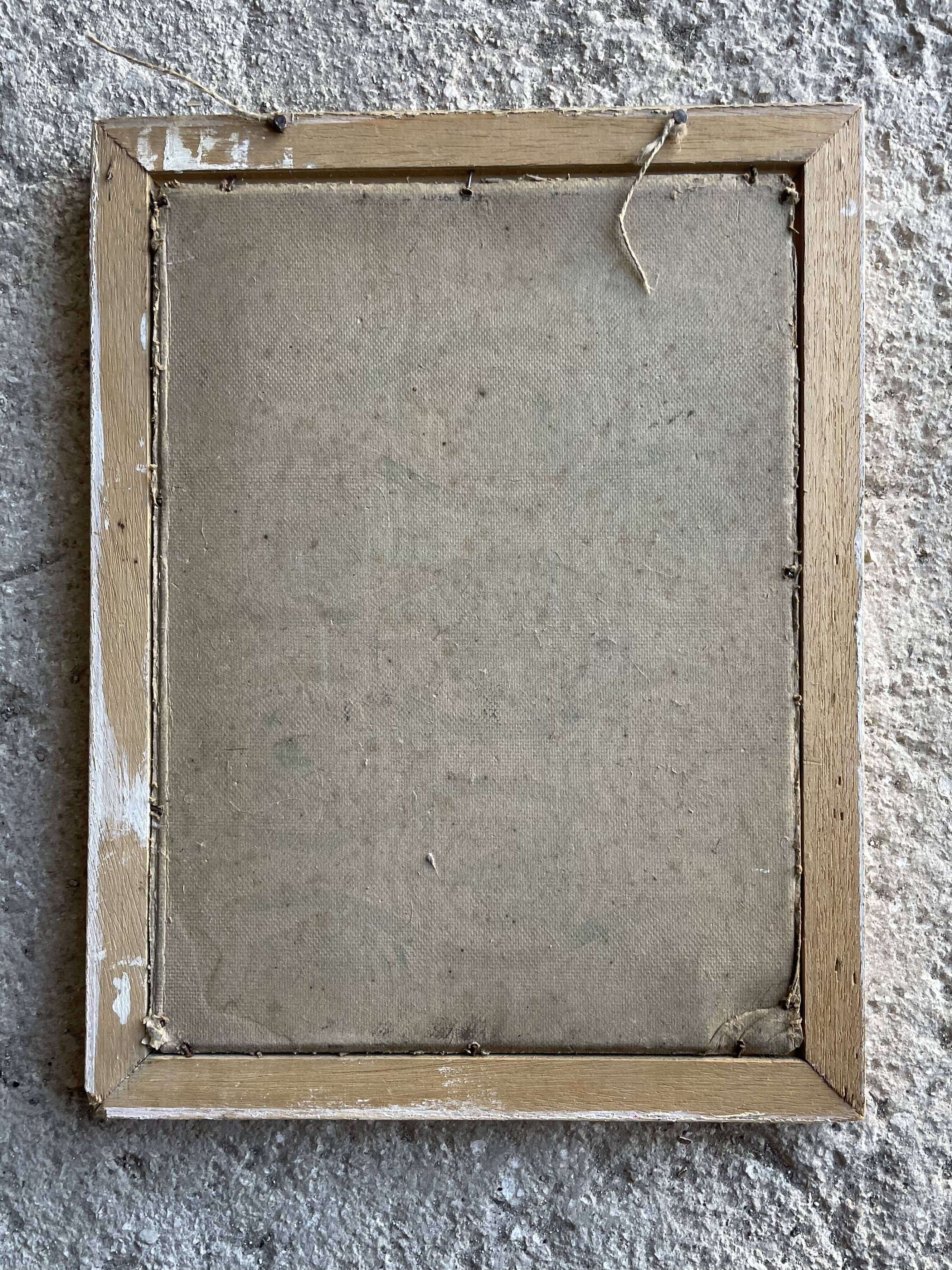 Painting signed M. Thomas, 1959