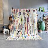 Large moroccan berber rug 200x290 cm – beni m'rirt