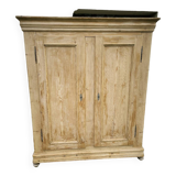 Armoire Alsacienne en pin milieu du XIX siècle