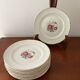 Set of 12 Moulin des Loups dessert plates - vintage