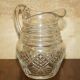 Vintage pair of cut glass Art Deco decanters circa 1930.