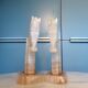 Pair of onyx horse bookends