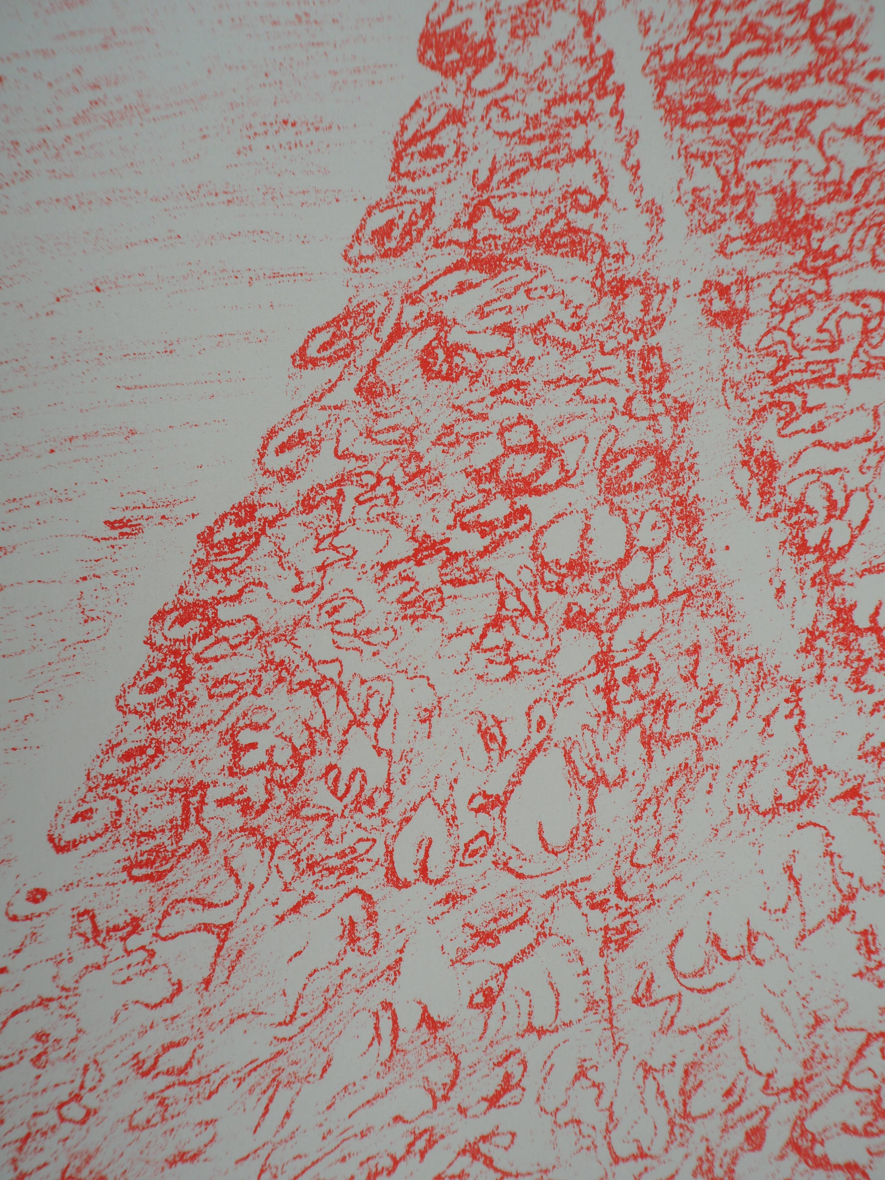 Henri michaux: composition - original lithograph