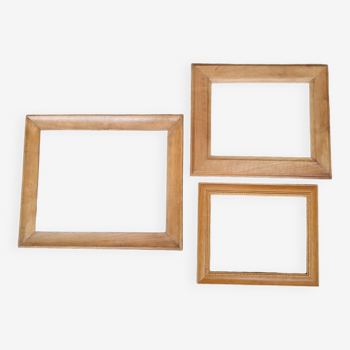 Trio of wooden frames