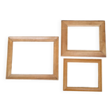 Trio of wooden frames