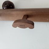Vintage wall coat rack pop art