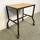 Industrial table on wheels, 1960s
