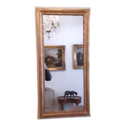 Gilded wooden mirror 93X46