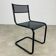 80s perforated metal Cantilever chair
