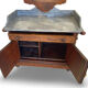 The antique walnut vanity , 19th century