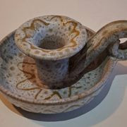 Bougeoir en céramique Accolay