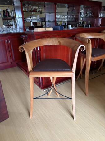 Lot of 5 Art Deco high chairs – 1930s – Origin: Casino de Biarritz
