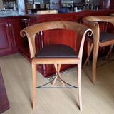 Lot of 5 Art Deco high chairs – 1930s – Origin: Casino de Biarritz
