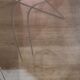 chiseled asymmetrical mirror of typical pattern 1950 a 60 ,52x65x45cm