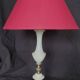 20th century alabaster and bronze base desk lamp