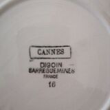 Lot 6 plates Digoin