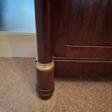 Antique Empire mahogany display case.