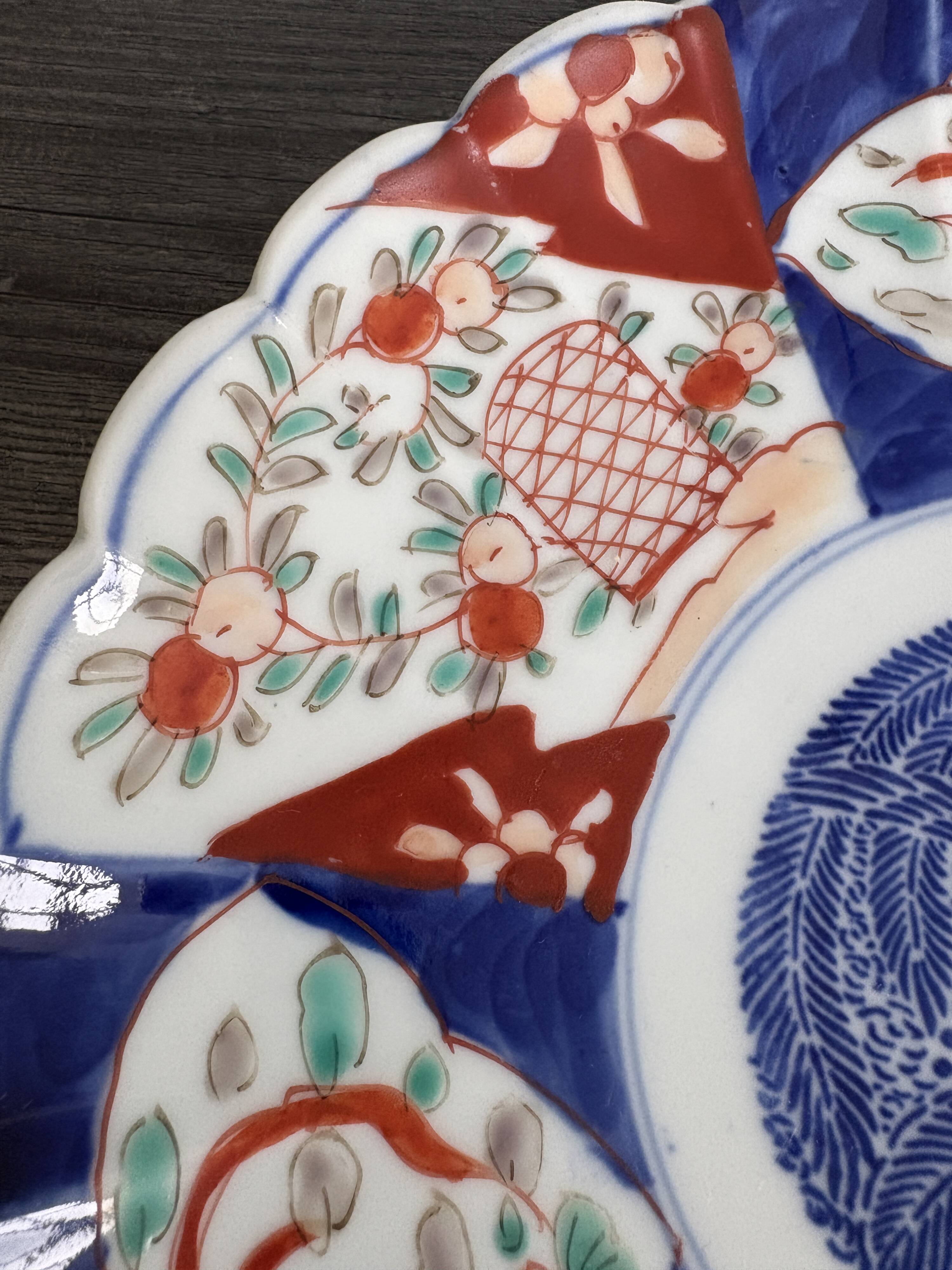 Antique Japanese Imari plate
