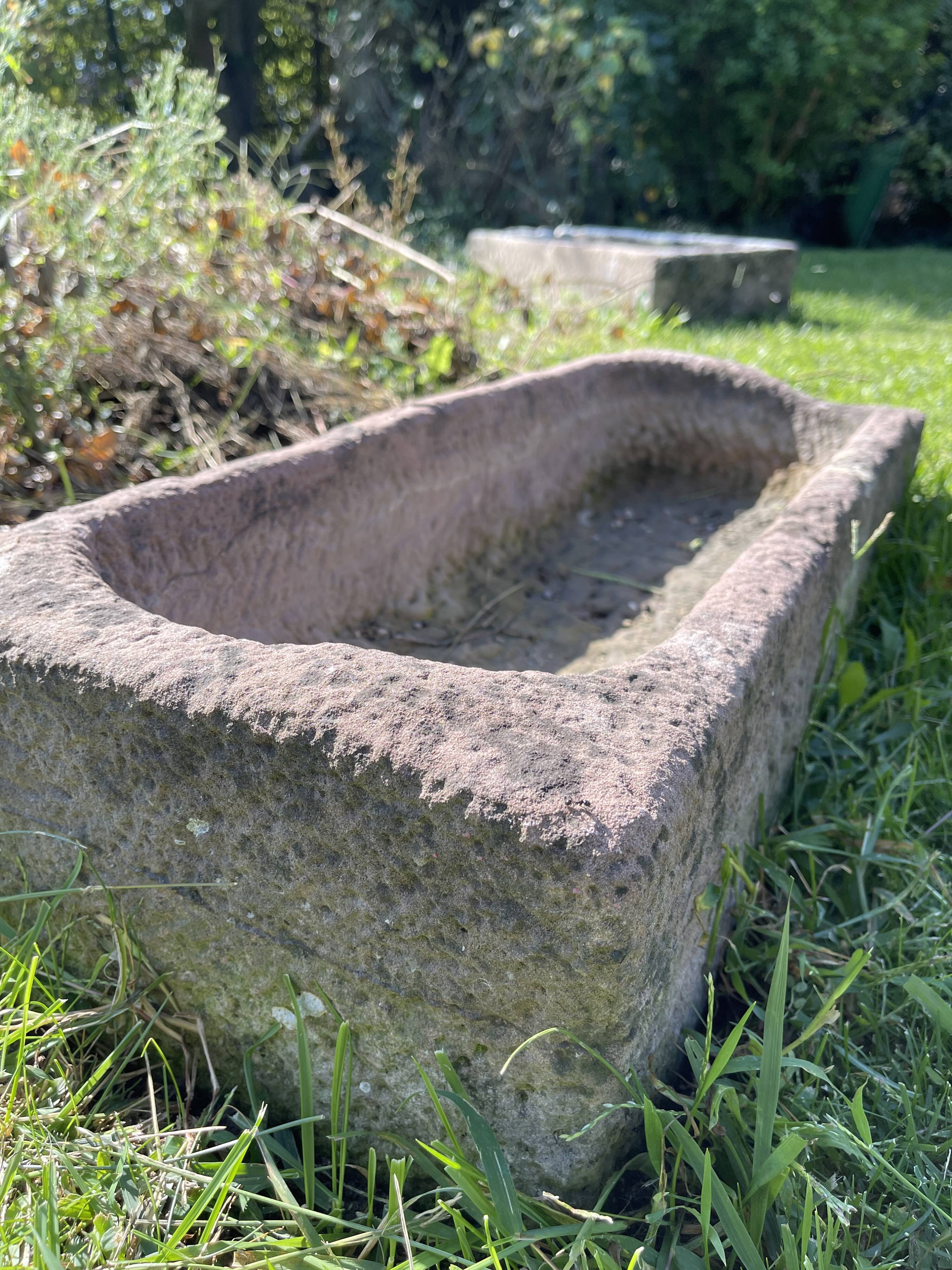 Trough in sandstone of the Vosges