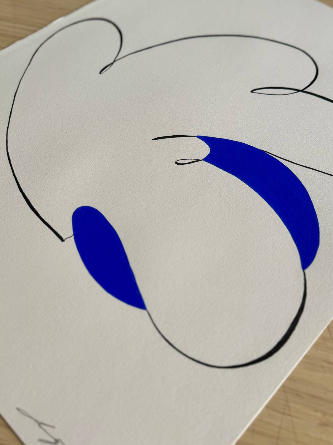 Blue Sun 03 - 40 x 50 cm - Atelier Agapé