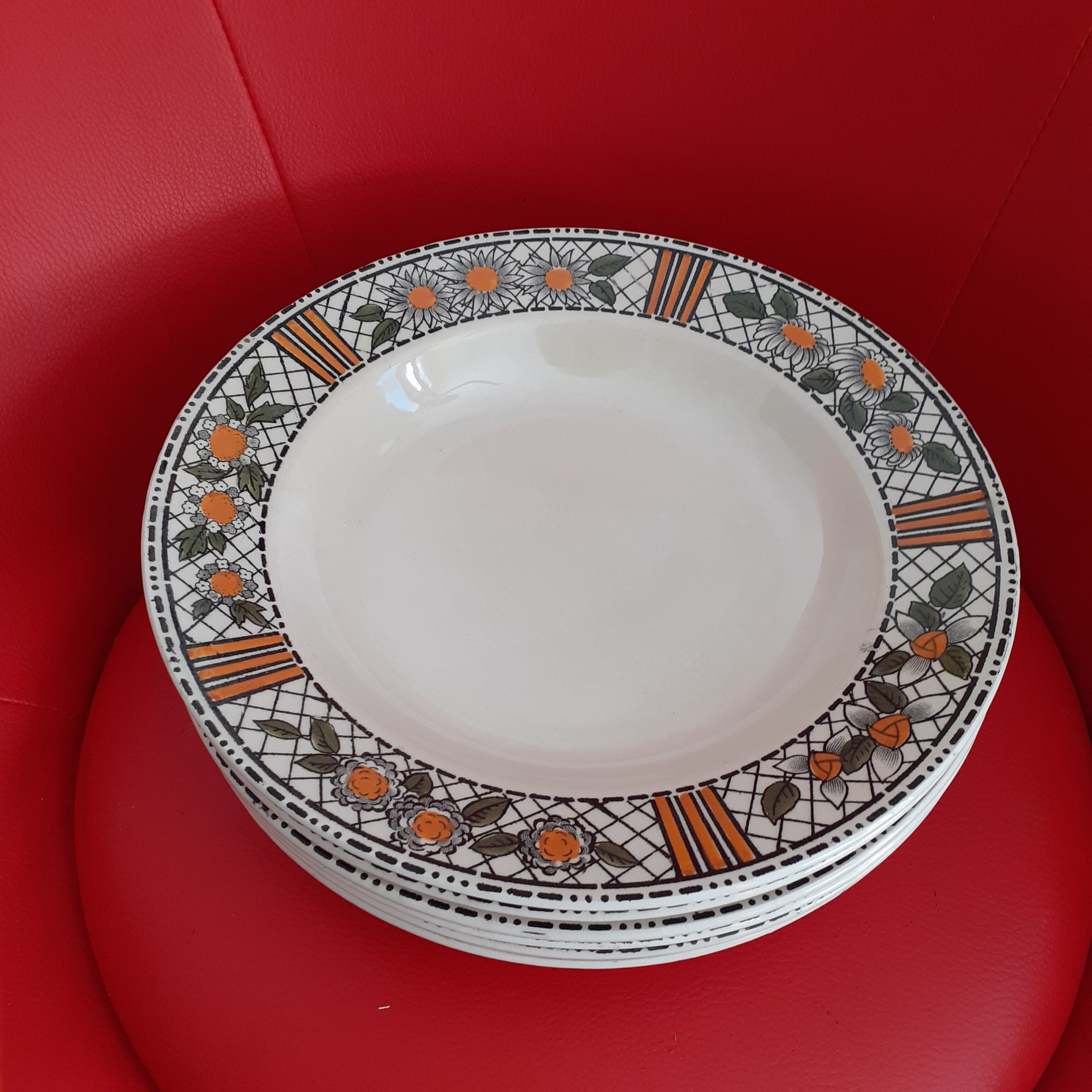 6 hollow plates HB CM Elisabeth