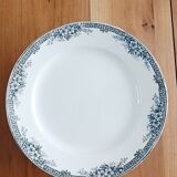 Mounted plate, Saint-Amand ironstone compote dish, Lucy